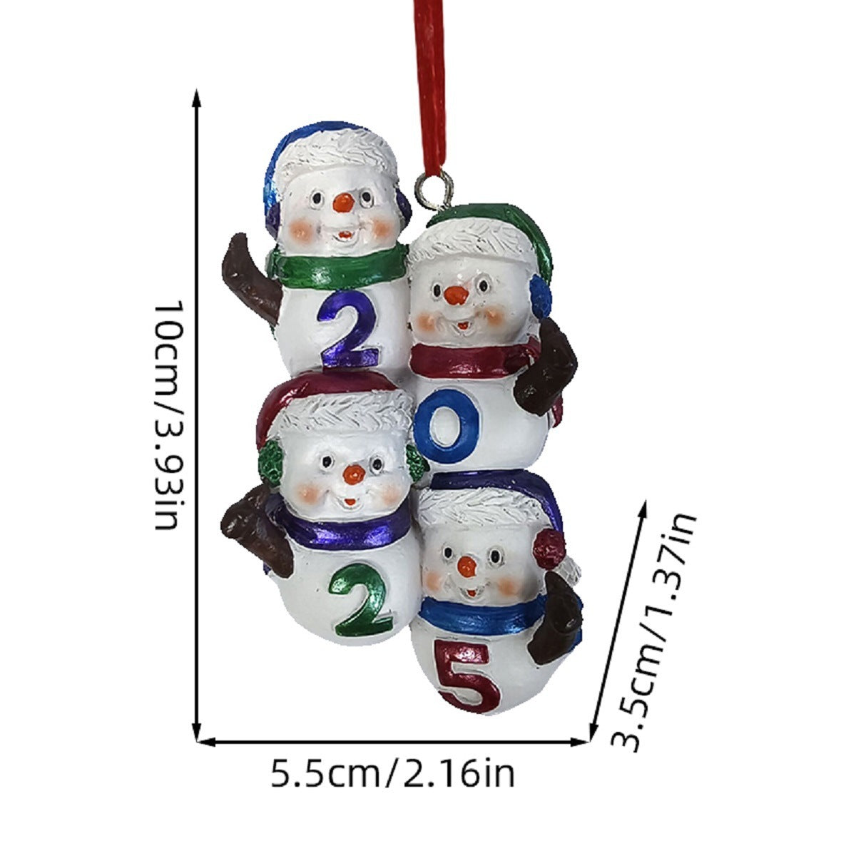 Snowman 2025 christmas tree decoration