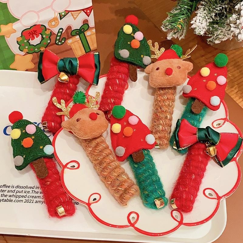 Christmas Children Hair Spiral Coil