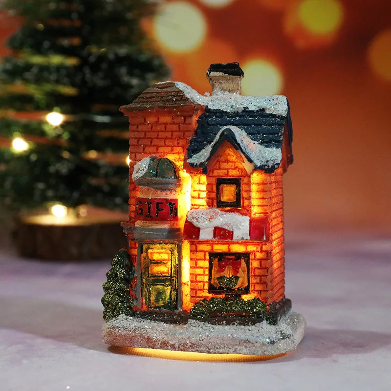 Christmas light up houses