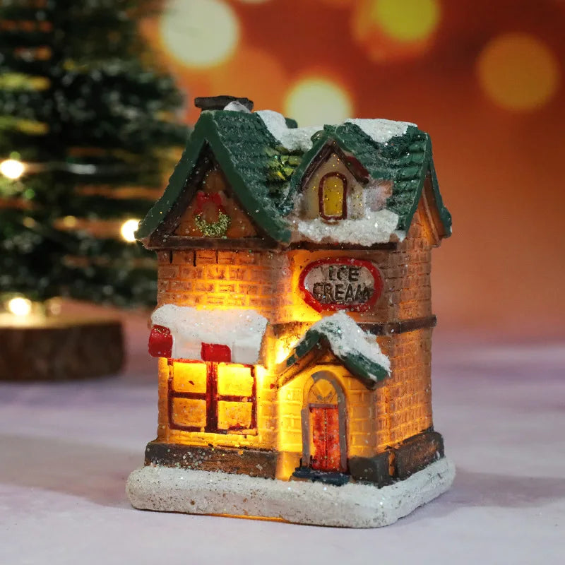 Christmas light up houses