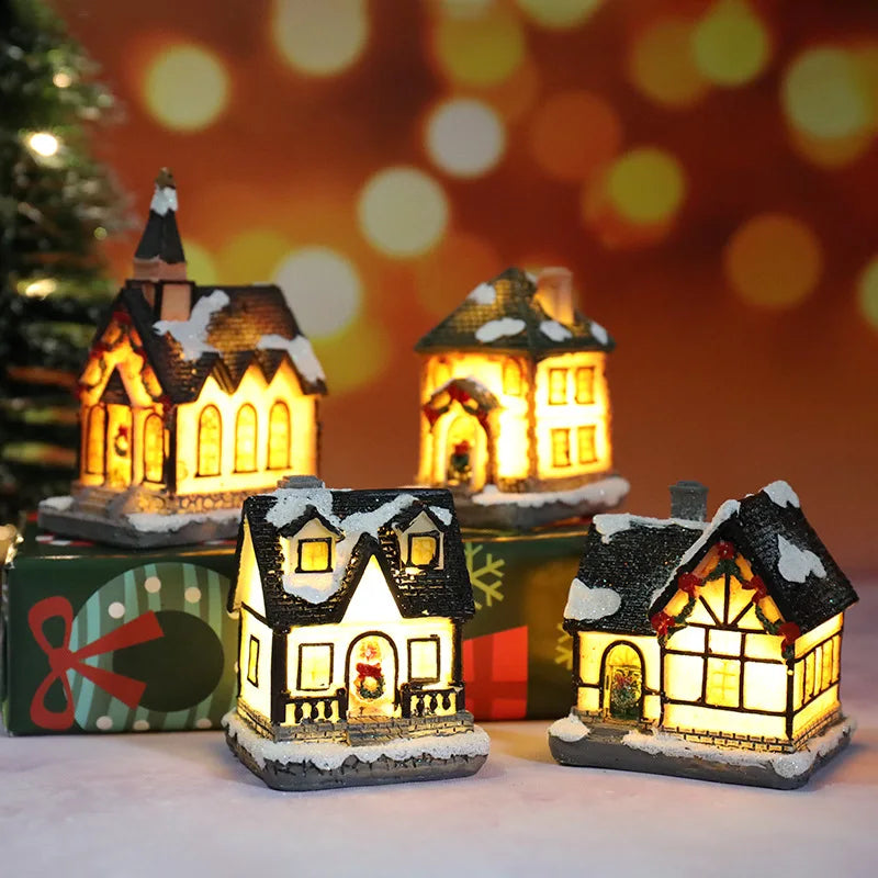 Christmas light up houses