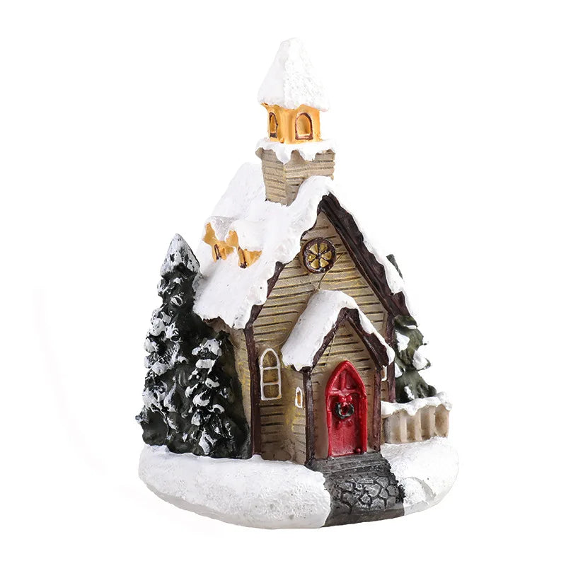 Christmas light up houses