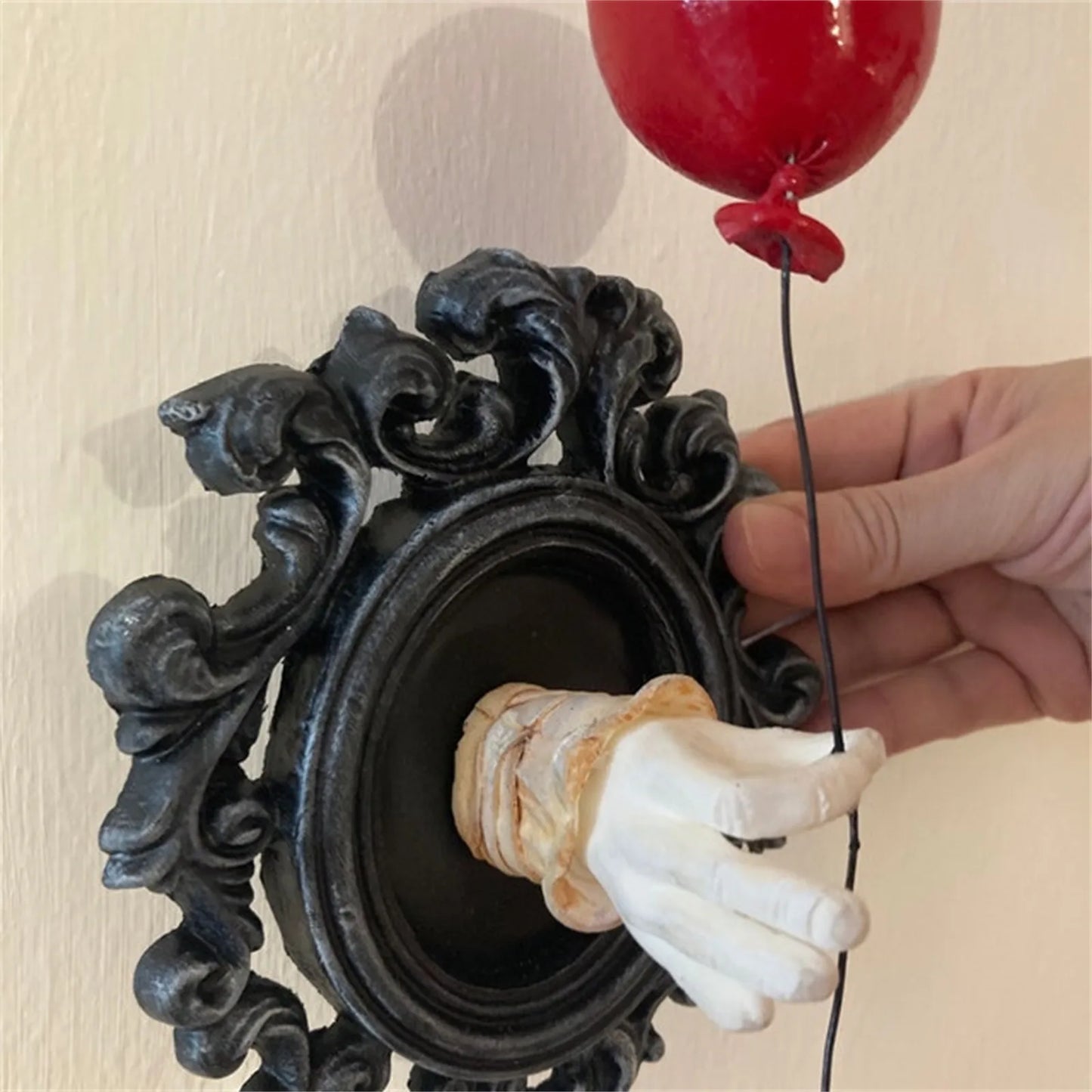 Scary Halloween Hand in wall decoration