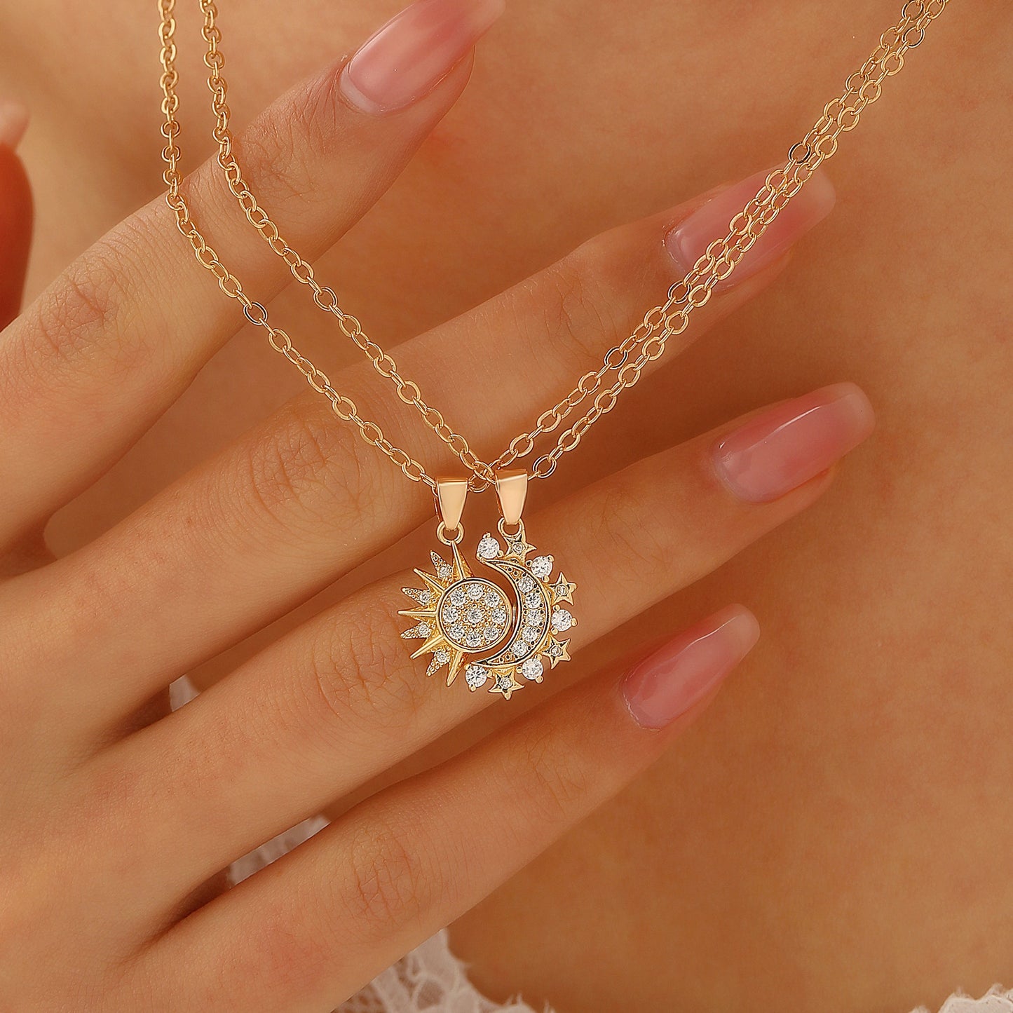 Unique style Couple Necklace