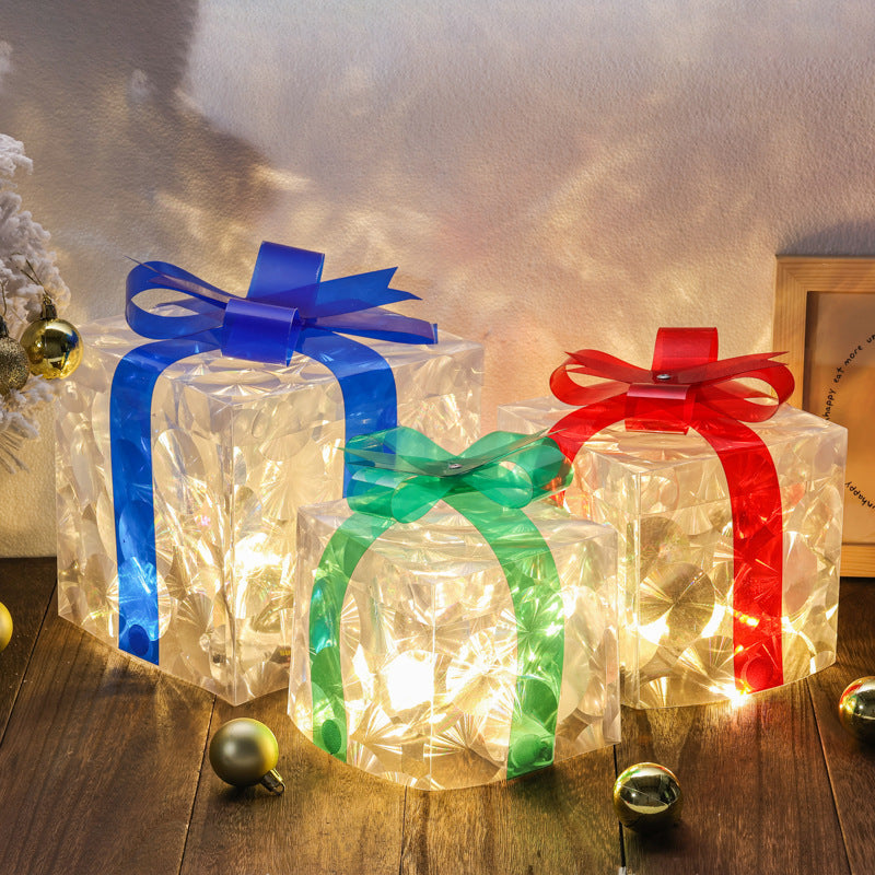 Light Up Christmas Gift Box