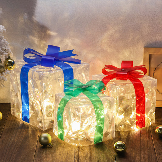 Light Up Christmas Gift Box