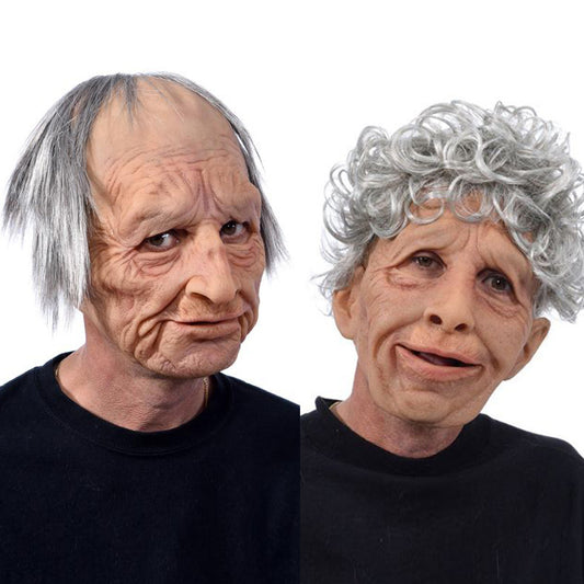 Halloween grandma / grandpa mask