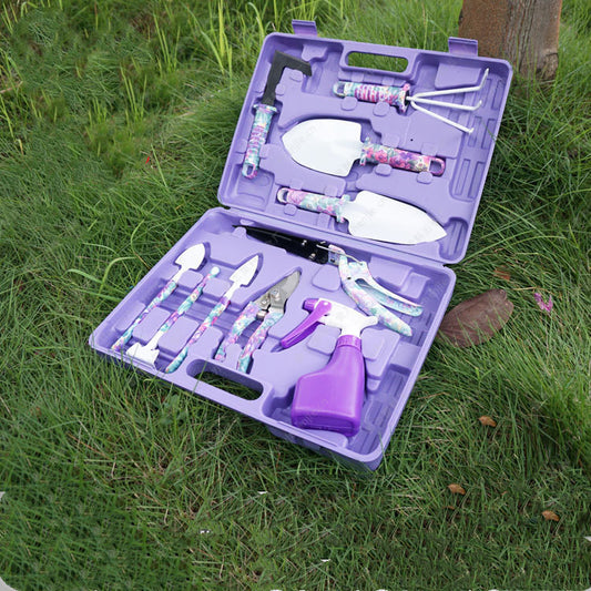 Printed 10-Piece Set Of Garden Tools