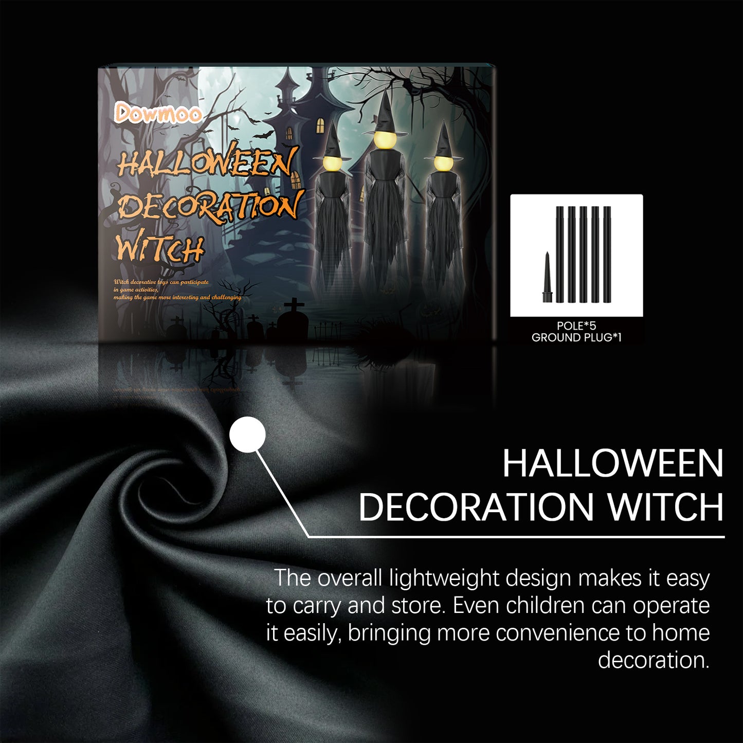 Halloween Witch Ornaments