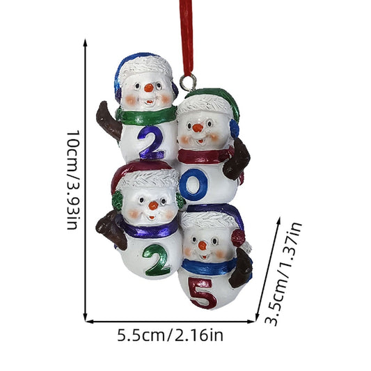 Snowman 2025 christmas tree decoration