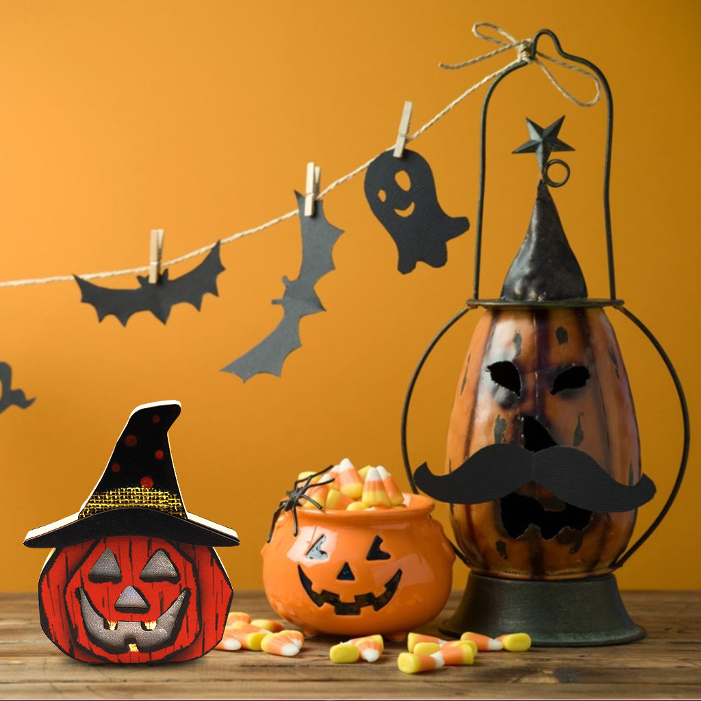 Creative Halloween Wooden Lamp