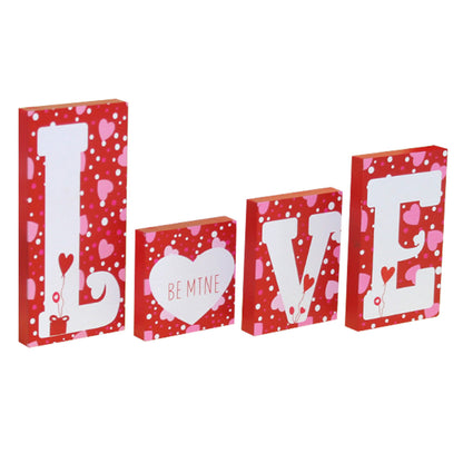 Valentine's Day Wooden LOVE Decorations