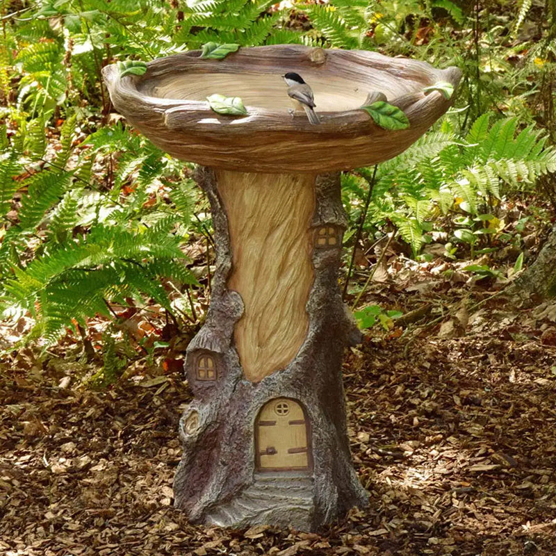 SmGarden Ornaments Polyresin Sunflower Bird Bath