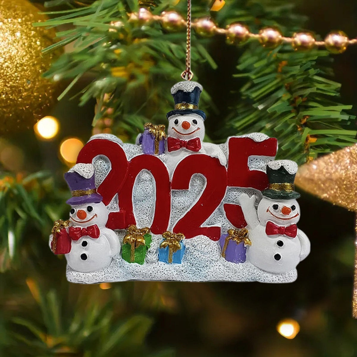 Snowman 2025 christmas tree decoration