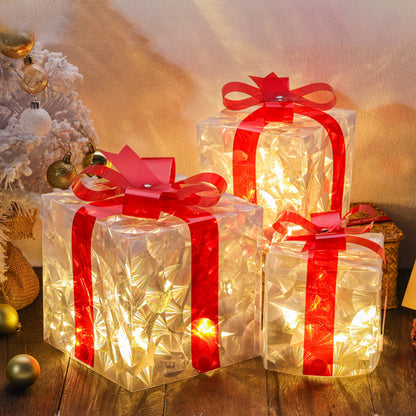 Light Up Christmas Gift Box