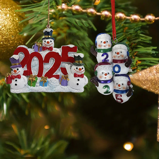 Snowman 2025 christmas tree decoration