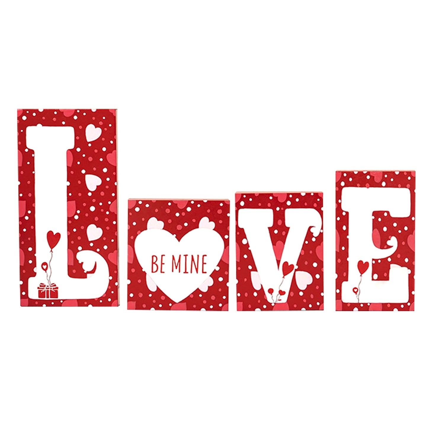 Valentine's Day Wooden LOVE Decorations