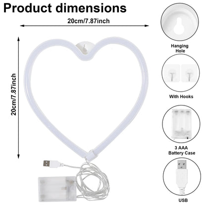 Neon Heart Light
