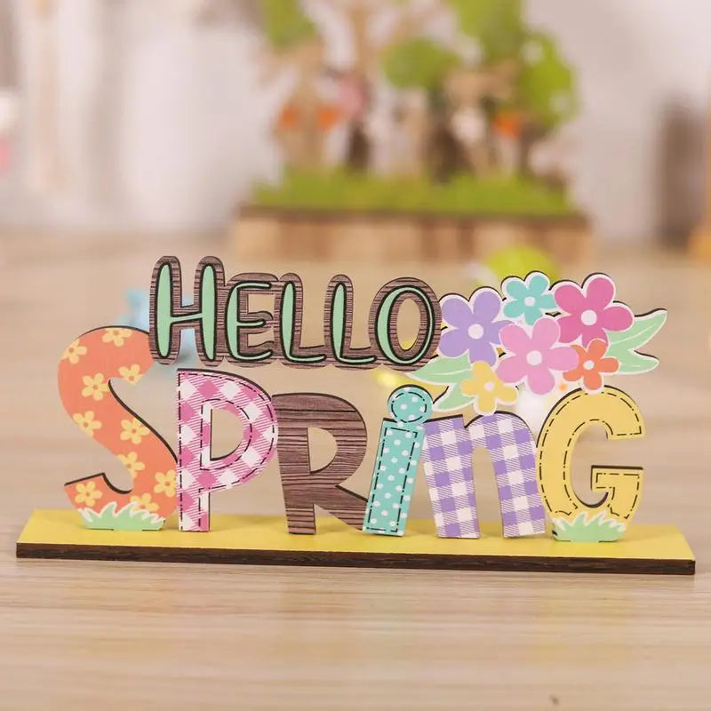 Easter Decoration Wooden Signs