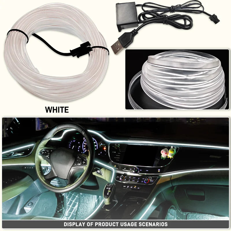 1M/3M/5M Car Interior Led Wiring Neon Strip