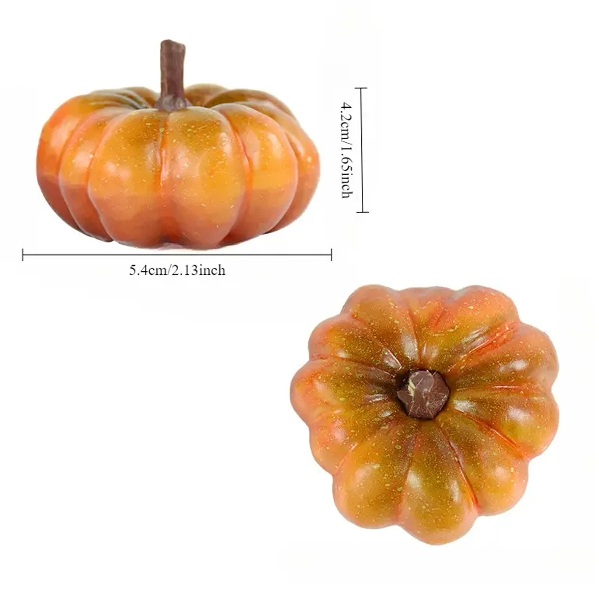 5pc or 10pc Artificial Pumpkins Decorations