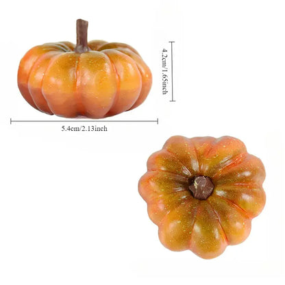 5pc or 10pc Artificial Pumpkins Decorations
