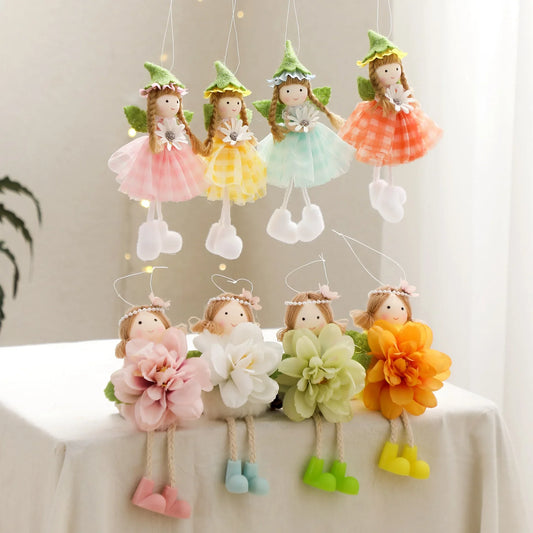 Easter Long Legs Flower Fairy Angel Elf Dolls