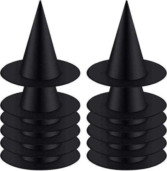 12pcs Halloween Witch Hat