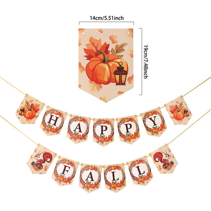 Happy Fall Thanksgiving Party Decor