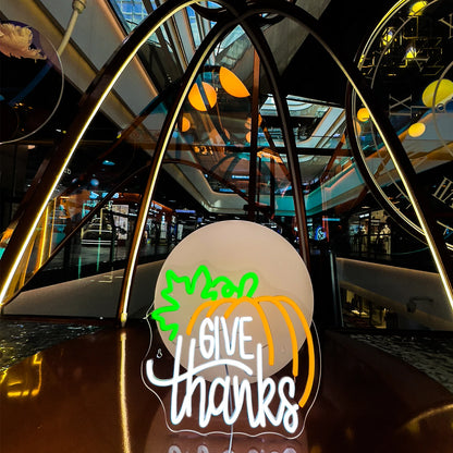 Thanksgiving Neon Light