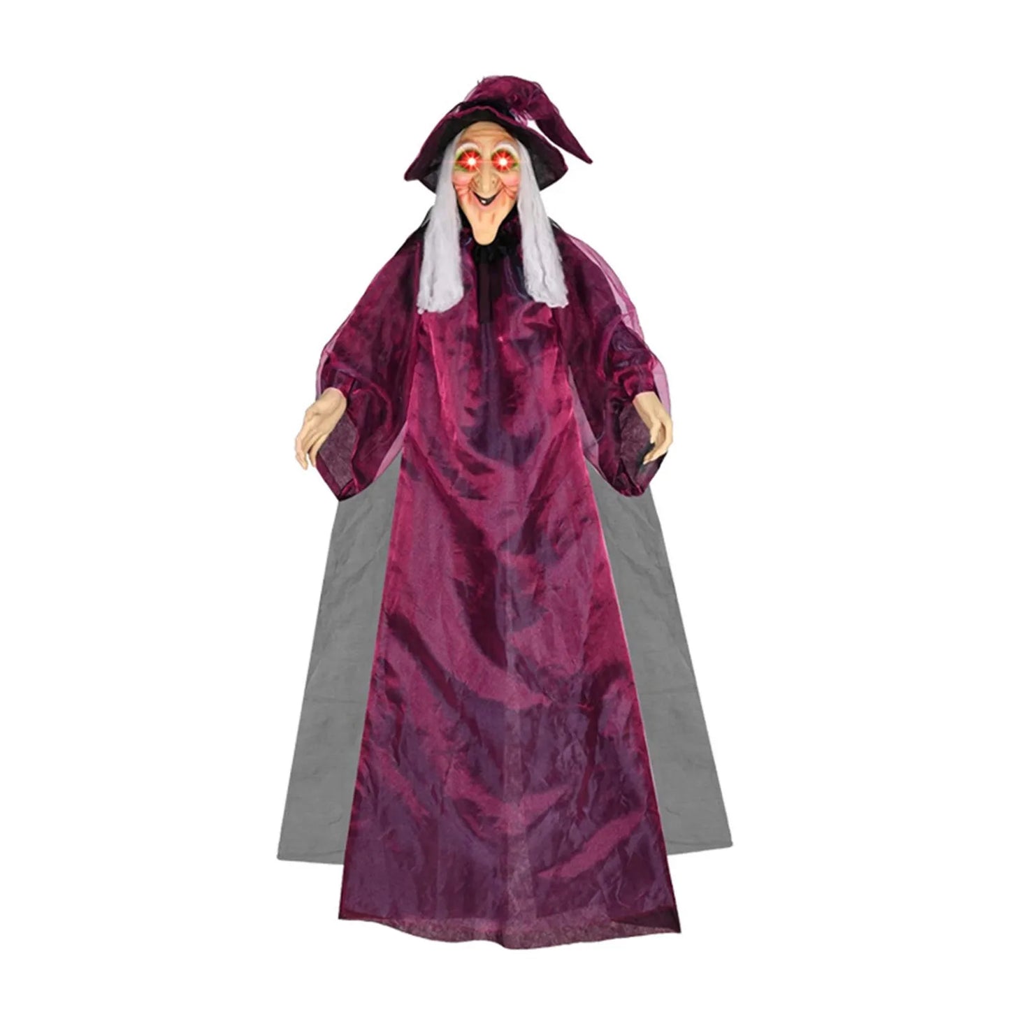 Scary haunted Witch Halloween decoration