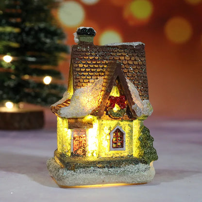 Christmas light up houses