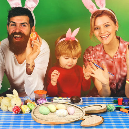 Easter Bunny Egg Wooden Tray