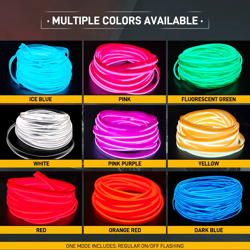 1M/3M/5M Car Interior Led Wiring Neon Strip