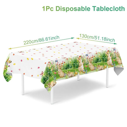 Easter Bunny Tablecloth