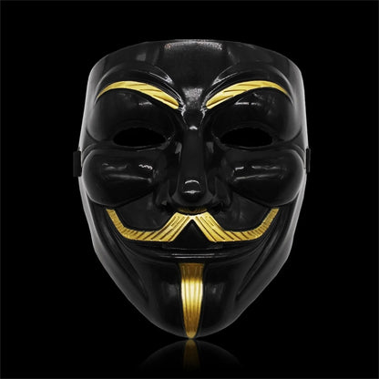Halloween Face Mask Black White