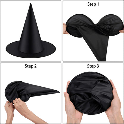 12pcs Halloween Witch Hat
