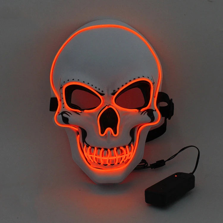 Halloween Horror Skull Mask LED C