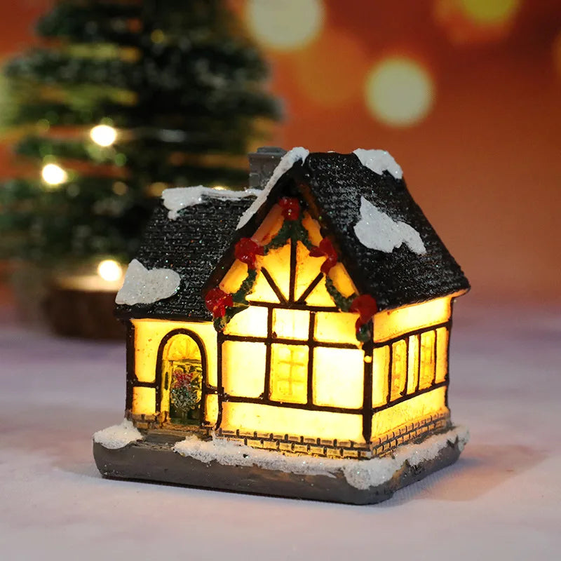 Christmas light up houses