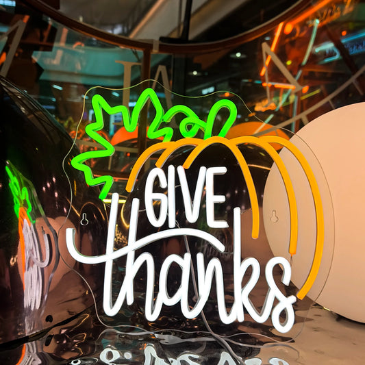 Thanksgiving Neon Light