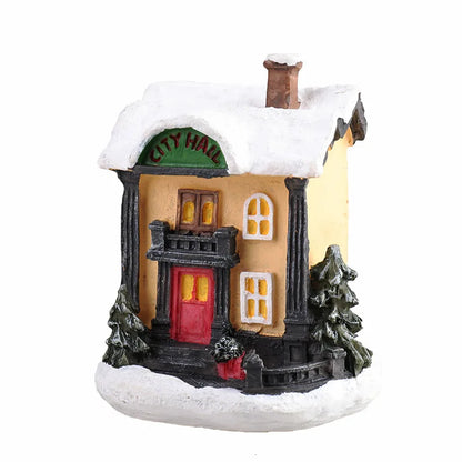 Christmas light up houses