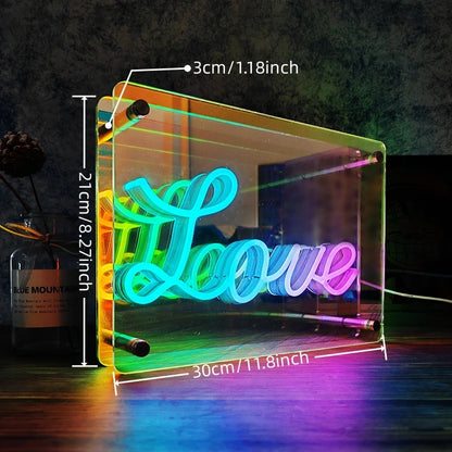 Neon Signs Lights Love and Shapes