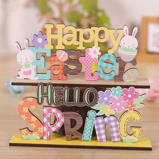 Easter Decoration Wooden Signs