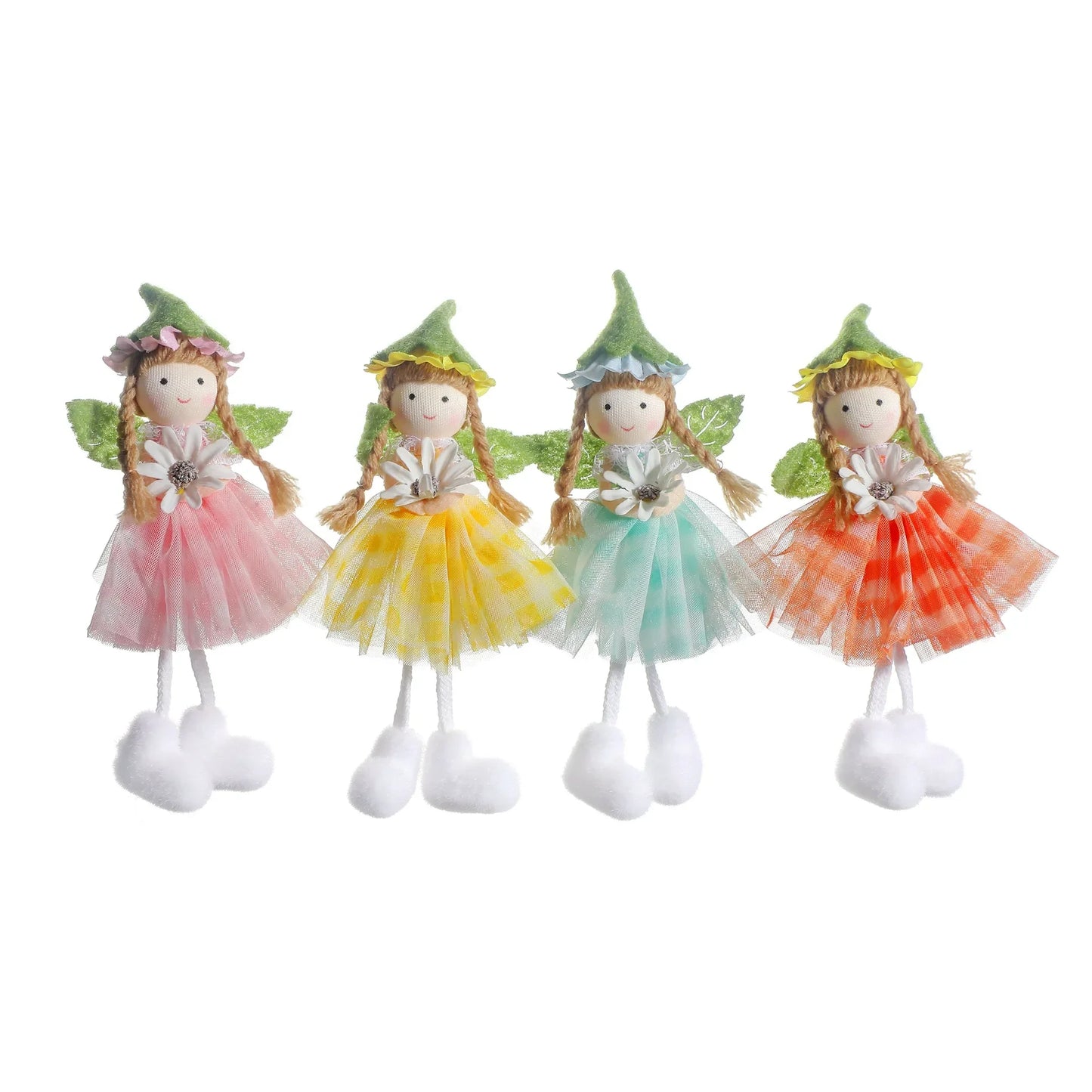 Easter Long Legs Flower Fairy Angel Elf Dolls