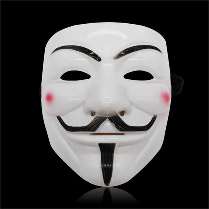 Halloween Face Mask Black White