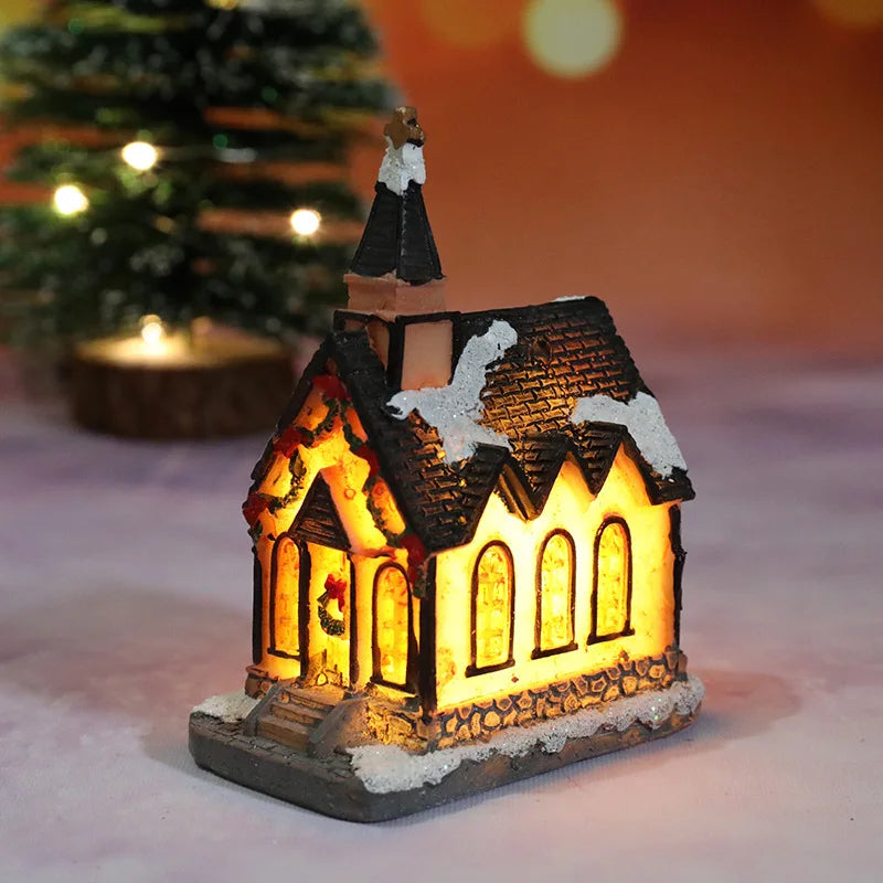Christmas light up houses