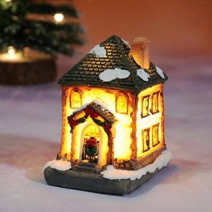 Christmas light up houses