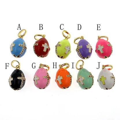Easter Day Religious Cross Russian Faberge Egg