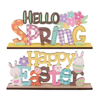Easter Decoration Wooden Signs