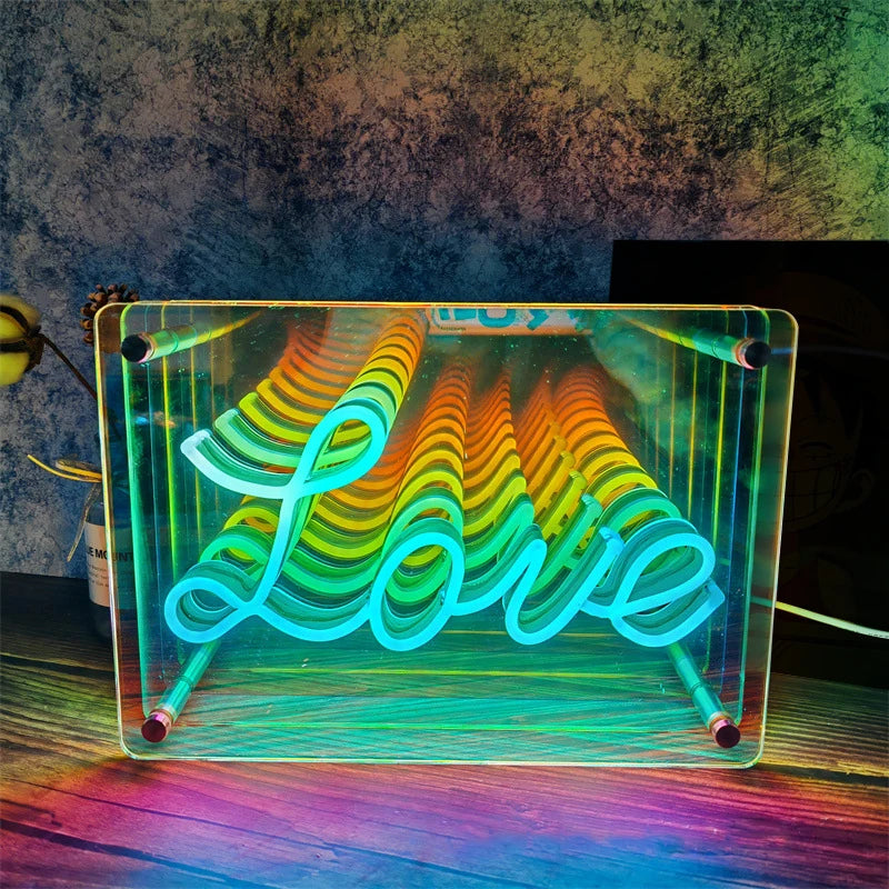 Neon Signs Lights Love and Shapes